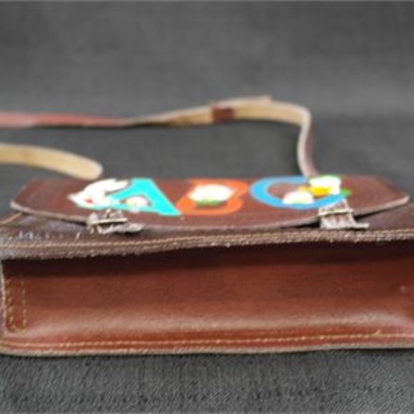 Rare Looney Tunes Shoulder Bag Brown / Multicolor - Picture 7 of 11